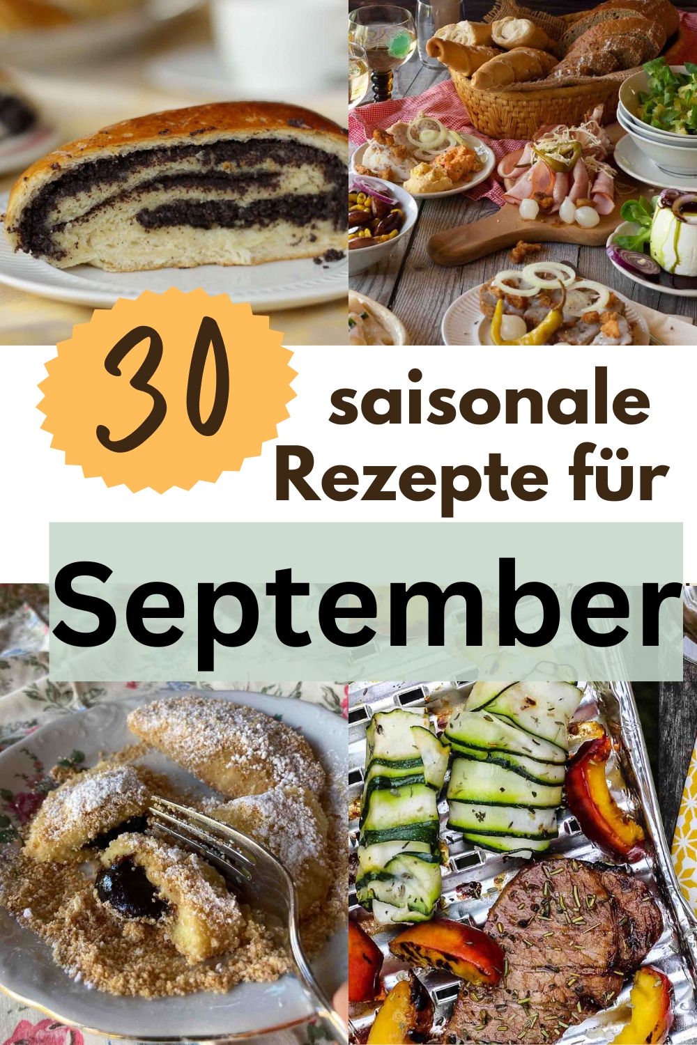 saisonale Rezepte im September