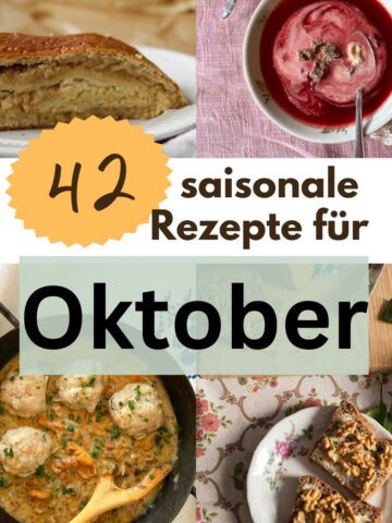 42 saisonale Rezepte für Oktober