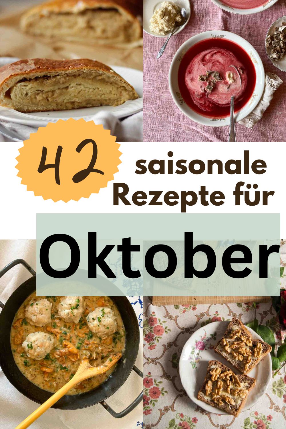 42 saisonale Rezepte für Oktober