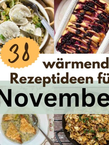 38 wärmende Rezeptideen für November