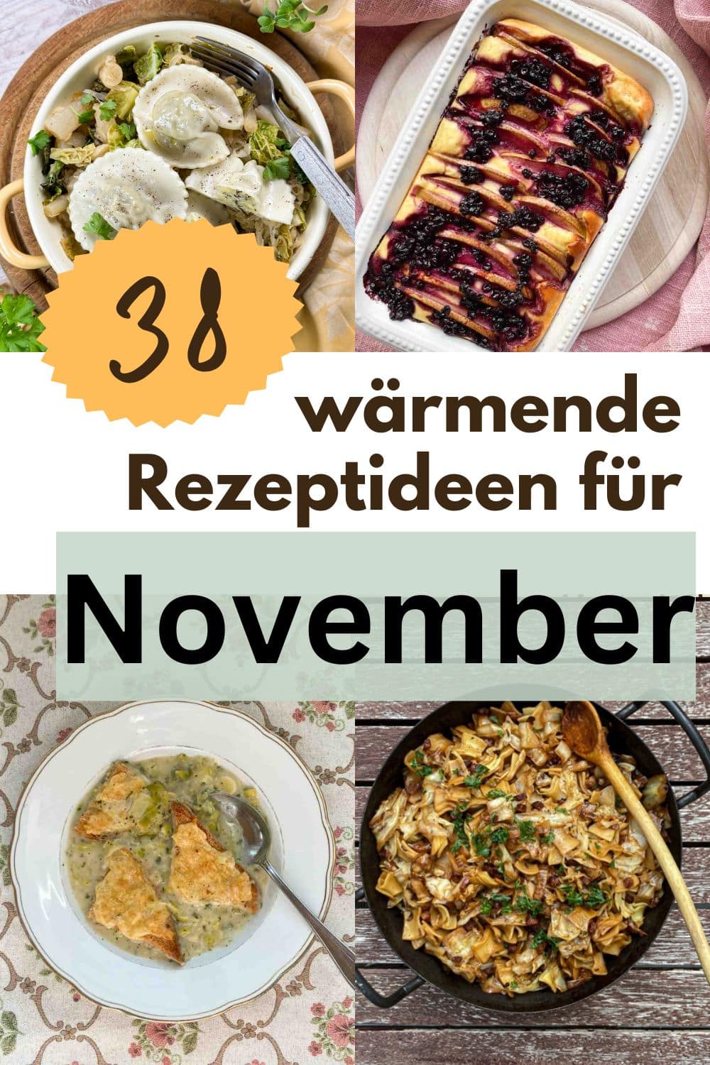 38 wärmende Rezeptideen für November